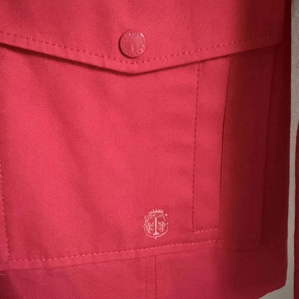 Talbots |‎ NWOT Women’s Coral Pink Medium Weight Hooded Jacket Size SP